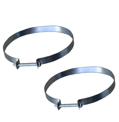 (2 Pack) ERP 110071 Dryer 4 inch Dryer Vent Hose Screw Clamp