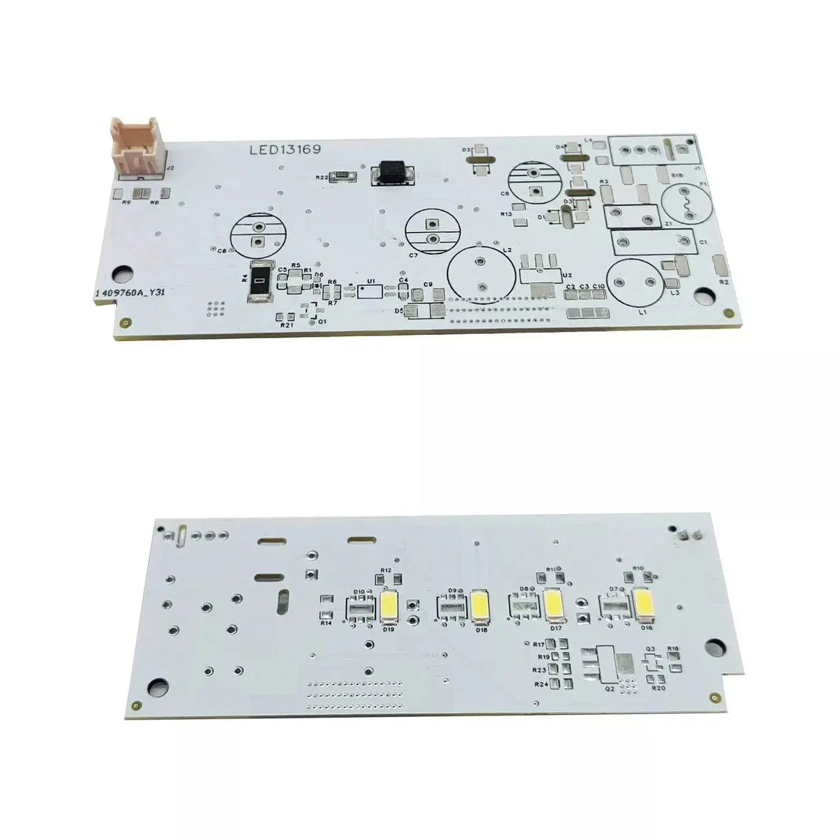 XPARTCO W10515057B Refrigerator LED Light Board Replaces WPW10515057 Parts-O-Matic