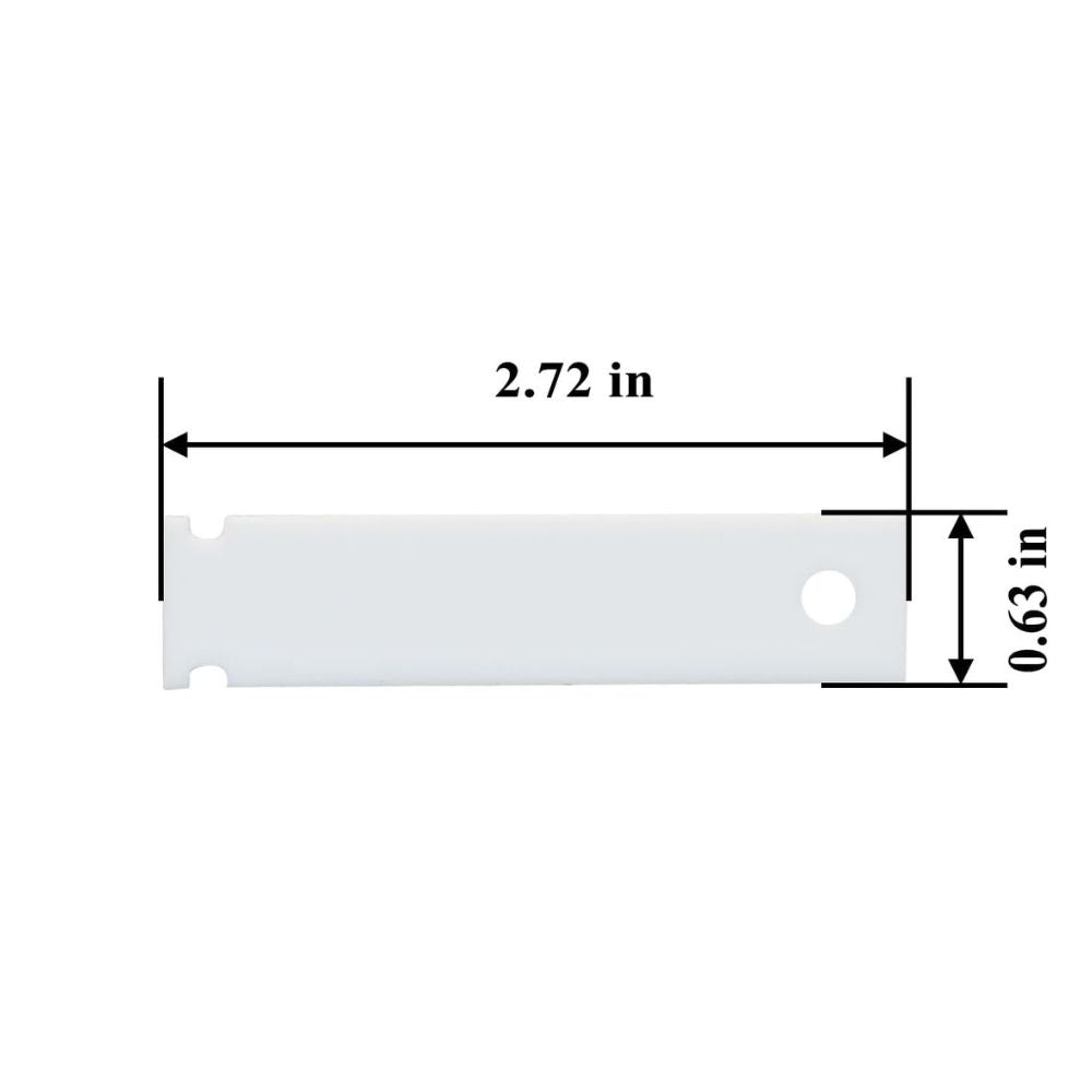 (2 Pack) WE1M1067 Dryer Drum Glide Replaces WE03X37317