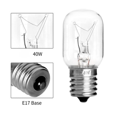 XPIBE1740 Microwave Light Bulb (40W) Replaces 8206232A, WB25X10030