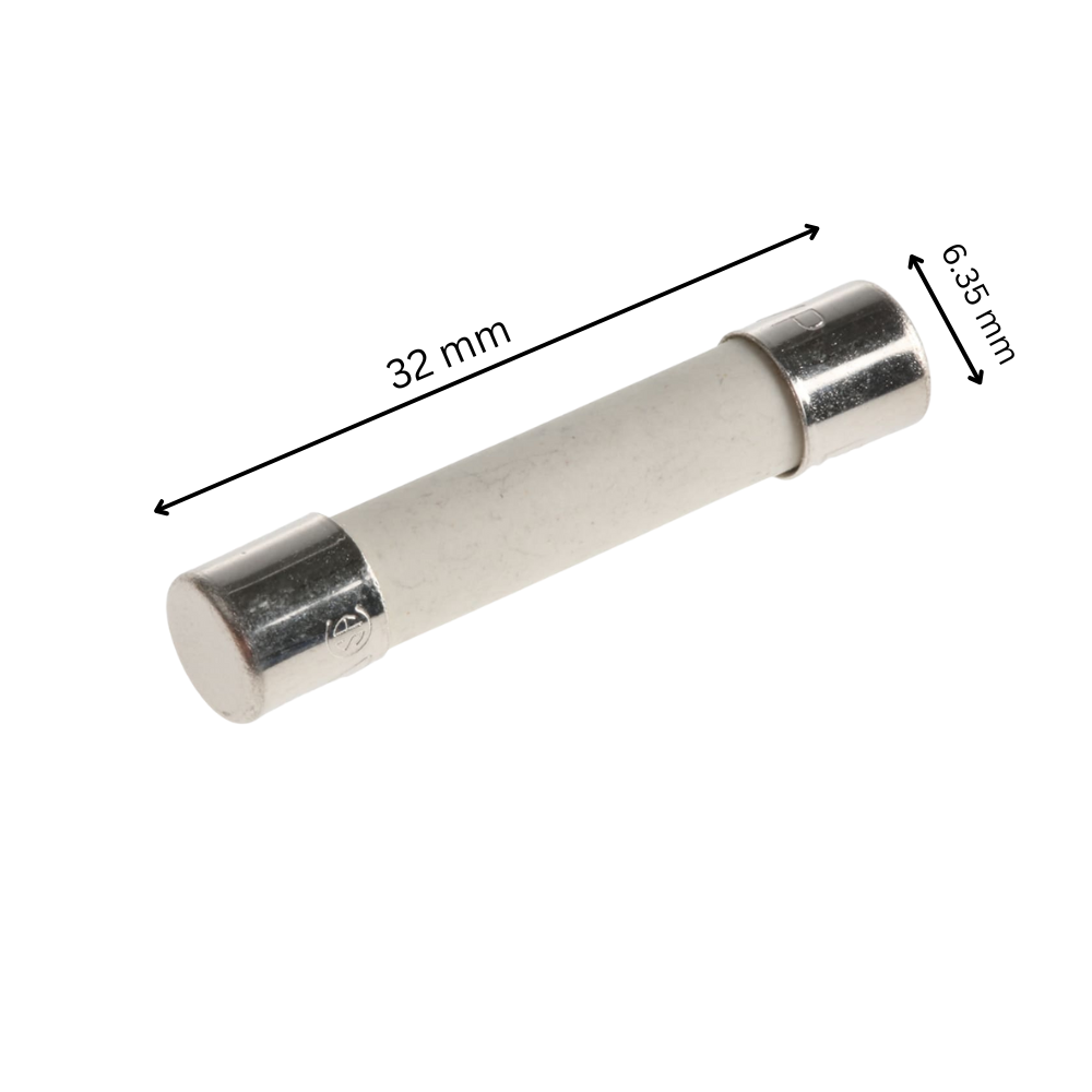 XP20A-SB Ceramic Line Fuse, Slow Blow, 20A - 6.35 x 32 mm XPARTCO