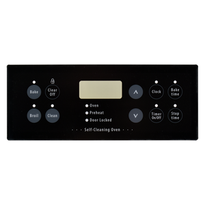 316220805CM Range / Oven Control Overlay (Faceplate) Replaces 316220805