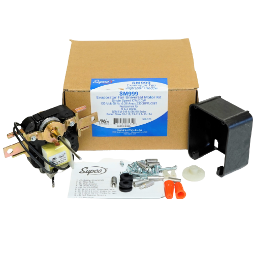 Supco SM999 Refrigerator Universal Evaporator Fan Motor