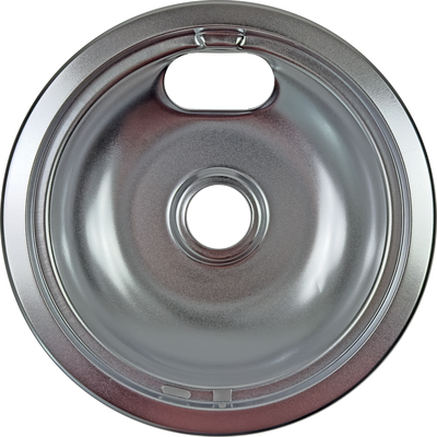 (2 Pack) W10196405CM Large 8" Steel Drip Pan Replaces WPW10196405