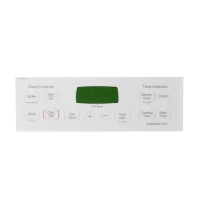 WB27T11006CM Range / Oven Control Overlay (Faceplate) Replaces WB27T11006