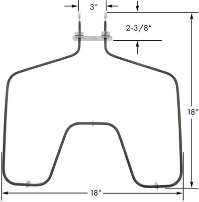 ERB WB44K10005 Oven Bake Element Replaces WB30X46987