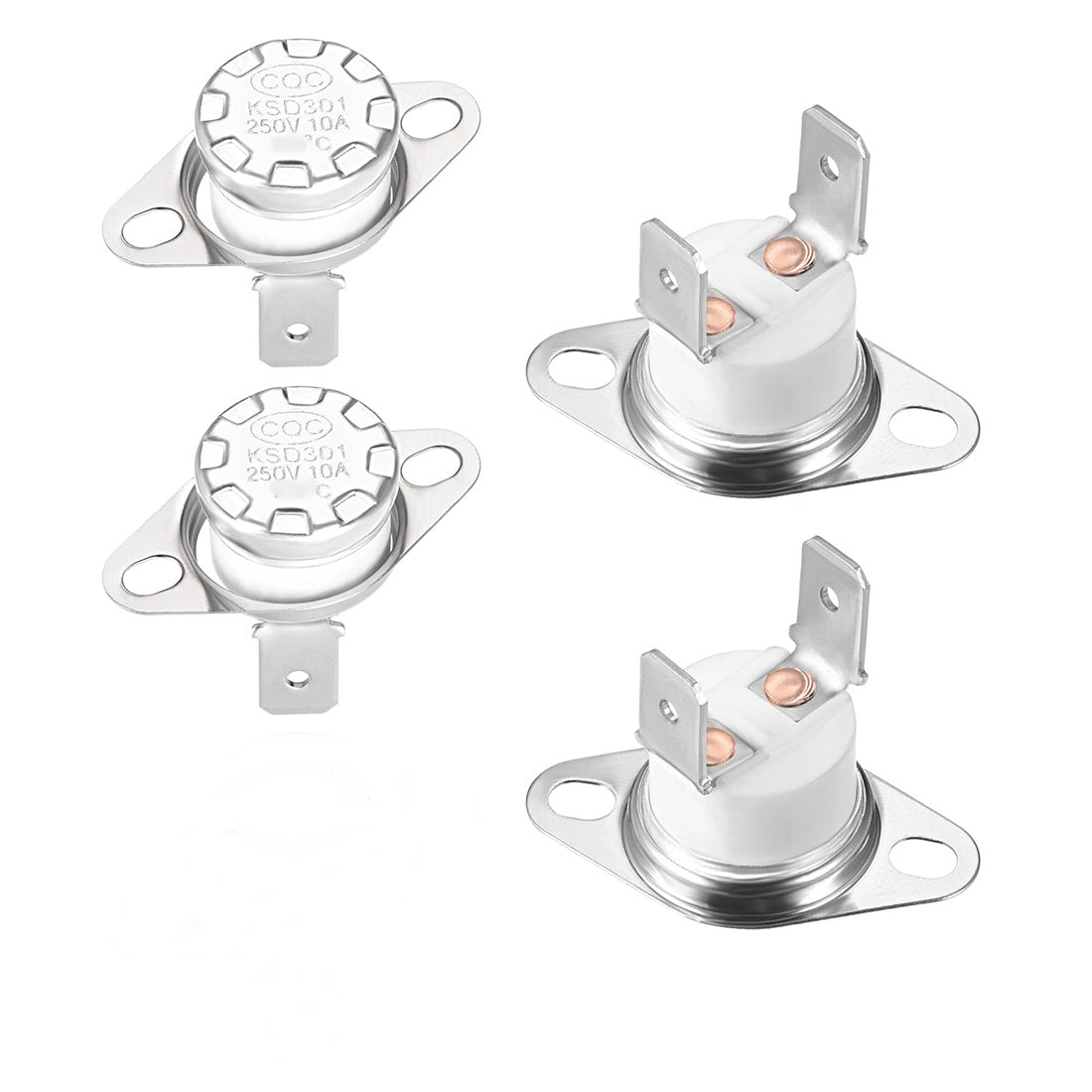 (5 Pack) KSD301-160C (160C, 250V, 10A) Thermostat Temperature Thermal Control Switch
