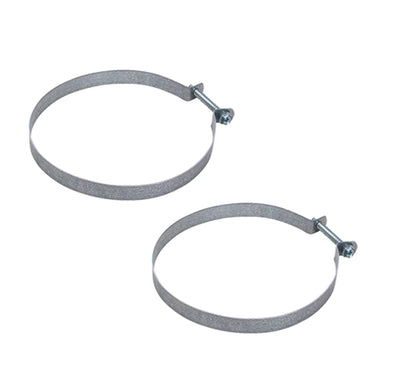 (2 Pack) ERP 110071 Dryer 4 inch Dryer Vent Hose Screw Clamp