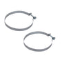 (2 Pack) ERP 110071 Dryer 4 inch Dryer Vent Hose Screw Clamp
