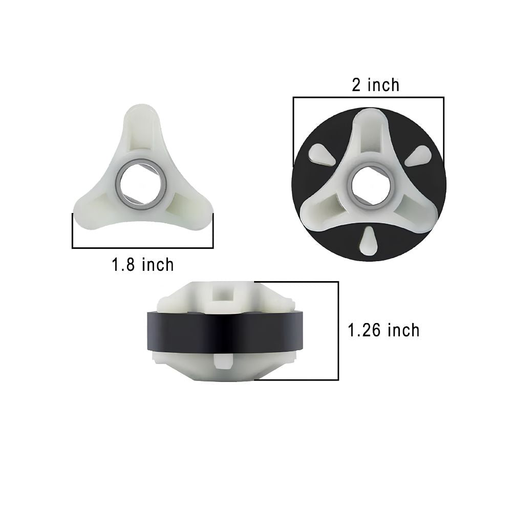 (2 Pack) XPARTCO 285753A Washer Motor Coupler