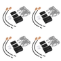 (4 Pack) XPARTCO 330031 Surface Burner Receptacle Kit