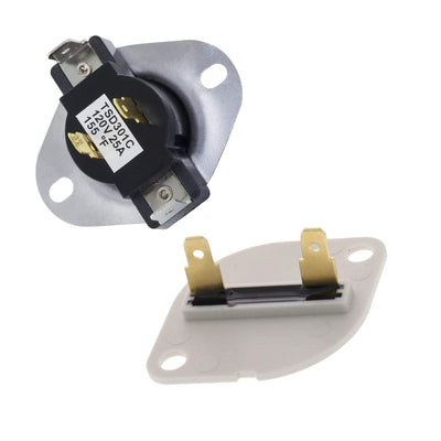 3387134 - 3390719 Dryer Cycling Thermostat & Thermal Fuse Replaces WP3387134, Wp3390719