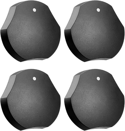 (4 Pack) 74009592 Burner Control Knob Replaces WP74009592