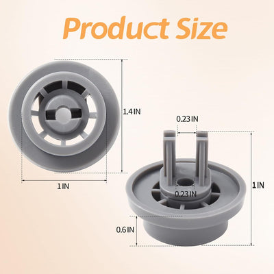 XPARTCO DD66-00023A Dishwasher Lower Dish Rack Roller  Parts-O-Matic