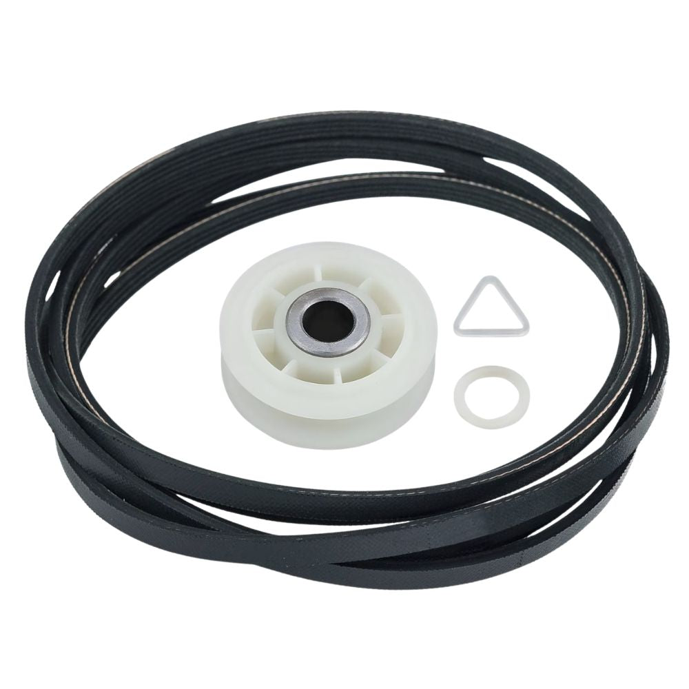 EXP652 Dryer Belt and Idler Pulley Replaces WPW10112954, 279640