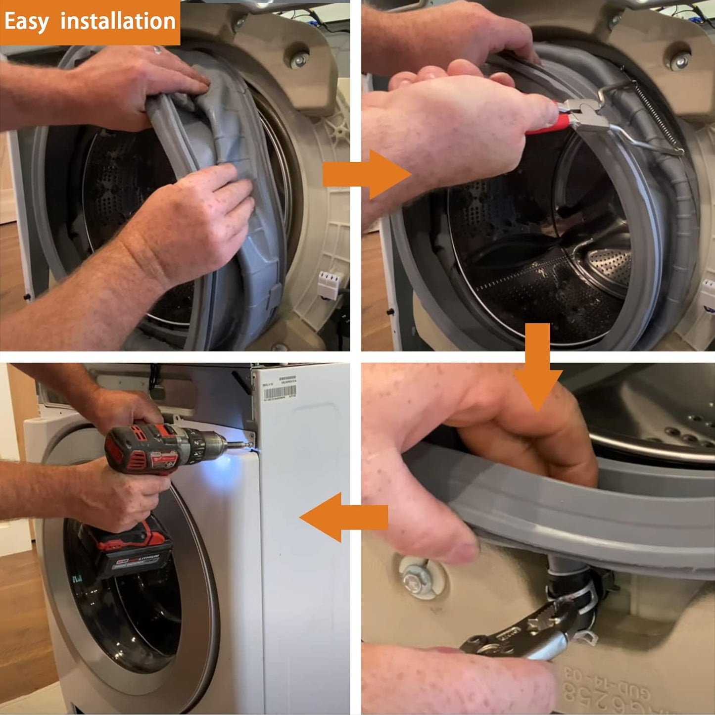 XPARTCO MDS47123602 Washer Door Boot Gasket