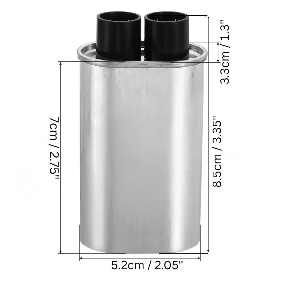 MWC21095 Microwave High Voltage Capacitor, 2100 vac, 0.95 uf