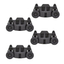 (4 Pack) W10195416 Dishwasher Lower Rack Wheel Replaces W10195416V  Parts-O-Matic