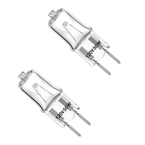 (2 Pack) XPARTCO WB08X10057 Microwave Halogen Bulb - 130V, 50W