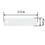 (2 Pack) WE1M504 Dryer Drum Slide Replaces WE03X37318