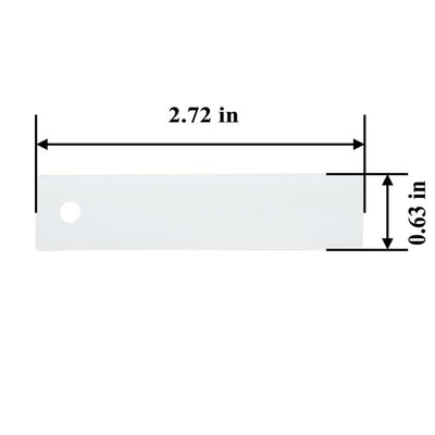 (2 Pack) WE1M504 Dryer Drum Slide Replaces WE03X37318