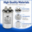 XPC5-450R 5 uF Round Run / Start Capacitor | CBB65 5 uF (MFD) 450 Volts  Parts-O-Matic