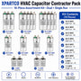 XPARTCO HVAC Capacitor Contractor Pack — 18-Piece Assortment Kit (Dual + Single Run)