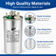 XPDC40X5-450R HVAC ROUND DUAL RUN CAPACITOR | 40+5 MFD 450 Volts  Parts-O-Matic