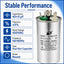 XPDC40X5-450R HVAC ROUND DUAL RUN CAPACITOR | 40+5 MFD 450 Volts  Parts-O-Matic