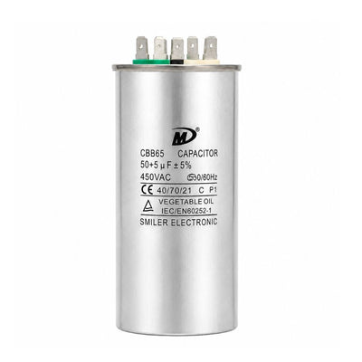 XPDC50X5-450R HVAC ROUND DUAL RUN CAPACITOR | 50+5 MFD 450 Volts  Parts-O-Matic