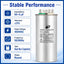 XPDC50X5-450R HVAC ROUND DUAL RUN CAPACITOR | 50+5 MFD 450 Volts  Parts-O-Matic