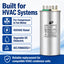 XPDC60X5-450R HVAC ROUND DUAL RUN CAPACITOR | 60+5 MFD 450 Volts  Parts-O-Matic