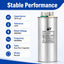XPDC70X5-450R HVAC ROUND DUAL RUN CAPACITOR | 70+5 MFD 450 Volts  Parts-O-Matic