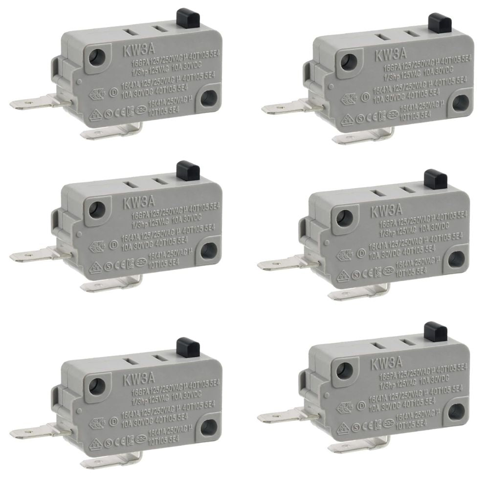 (6 Pack) XPG497 Microwave Door Switch (Normally Open) XPARTCO