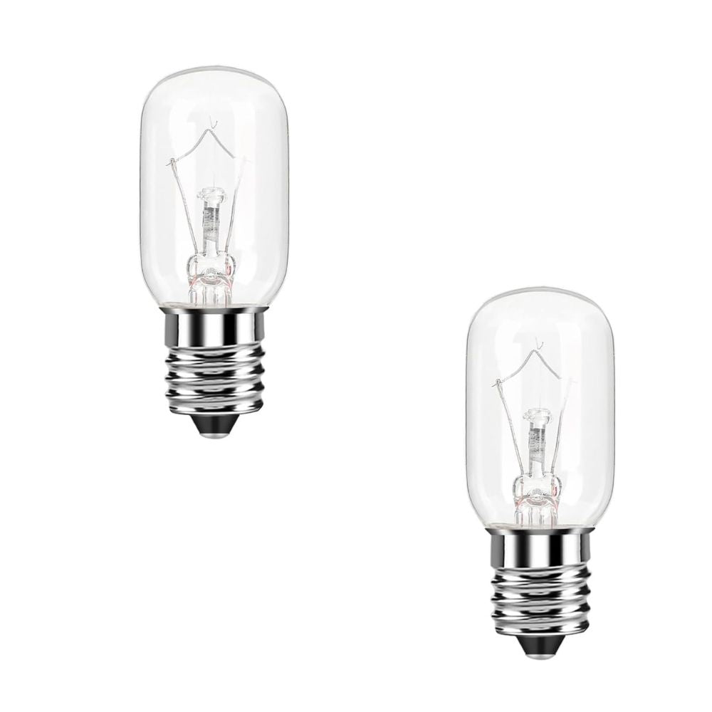 (2 Pack) XPIBE1740 Microwave Light Bulb (40W) Replaces 8206232A, WB25X10030