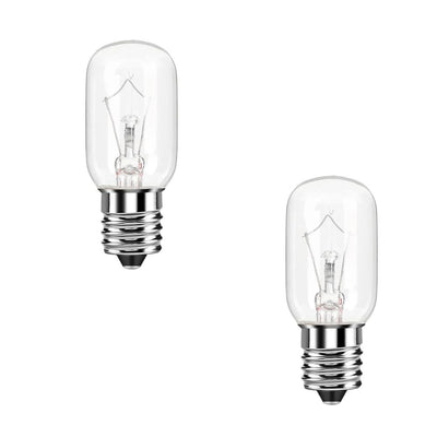 (2 Pack) XPIBE1740 Microwave Light Bulb (40W) Replaces 8206232A, WB25X10030