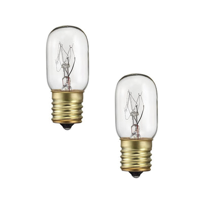 (2 Pack) XPIBE1740 Microwave Light Bulb (40W) Replaces 8206232A, WB25X10030