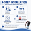 XPARTCO HS810 Refrigerator 3 in 1 Hard Start Kit 1/12 to 1/5 HP 120V