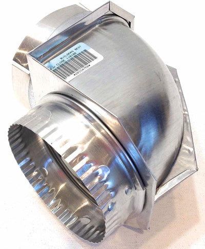 ERP 110108 4" Close Clearance 90 Degree Dryer Vent Elbow