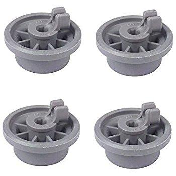 (4 Pack) 165314 Dishwasher Lower Rack Roller Replaces 00165314