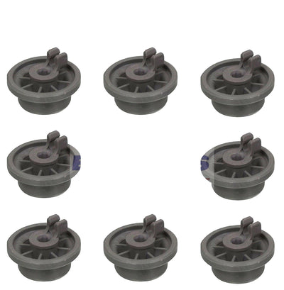 (8 Pack) 165314 Dishwasher Lower Rack Roller Replaces 00165314