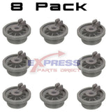 (8 Pack) ERP 165314 Dishwasher Lower Rack Roller Replaces 00165314