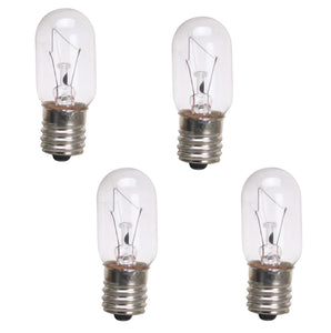 (4 Pack) 26QBP4093 Microwave incandescent light bulb Replaces 8206232A