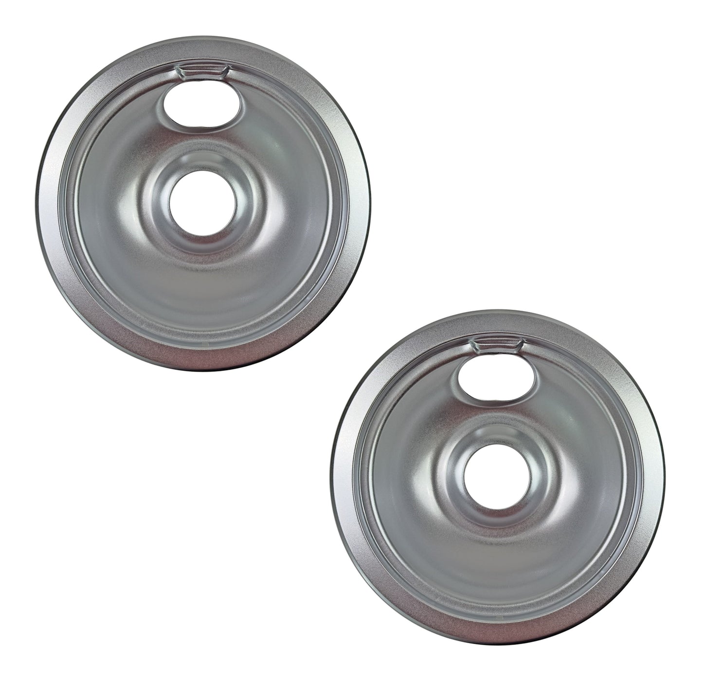 (2 Pack) 316048414CM 6" Burner Drip Pan Replaces 316048414