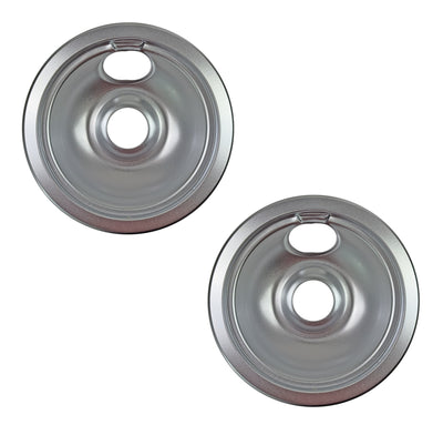(2 Pack) 316048414CM 6" Burner Drip Pan Replaces 316048414