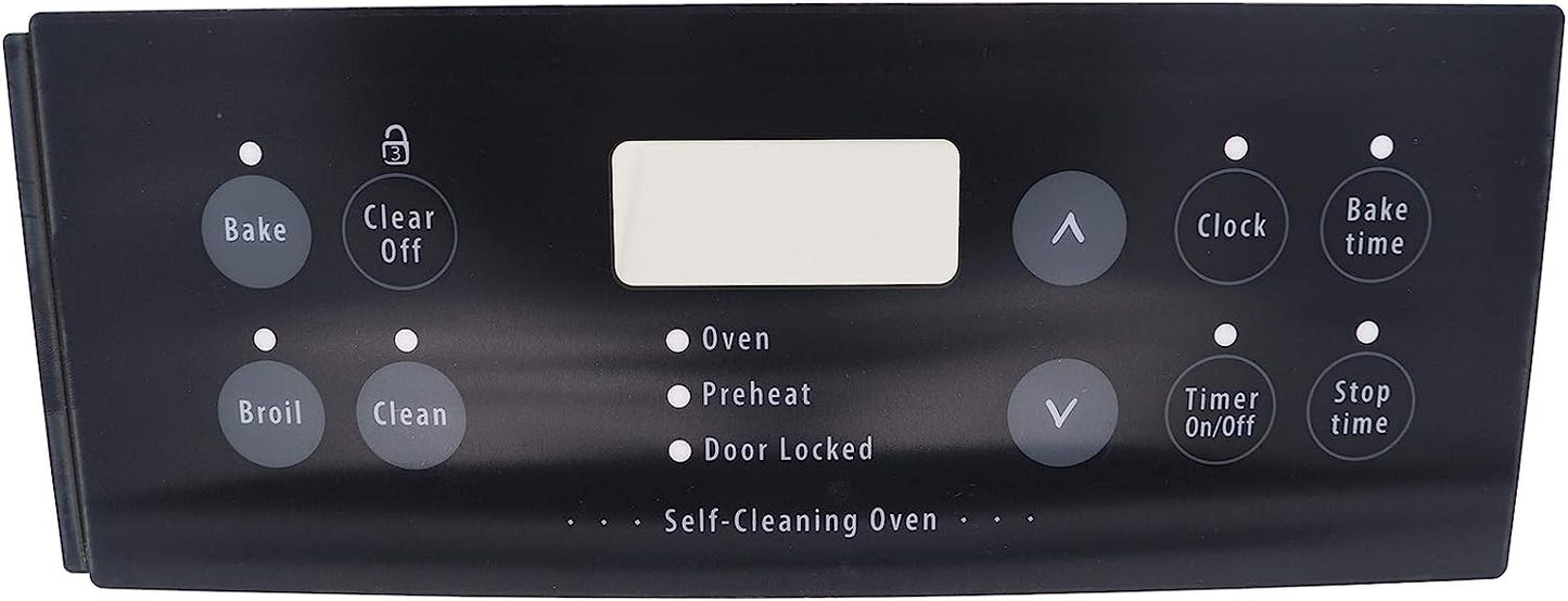 316220805CM Range / Oven Control Overlay (Faceplate) Replaces 316220805