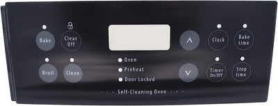 316220805CM Range / Oven Control Overlay (Faceplate) Replaces 316220805