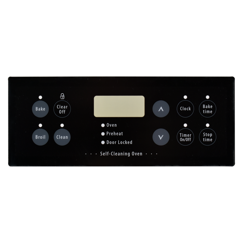 316220805CM Range / Oven Control Overlay (Faceplate) Replaces 316220805