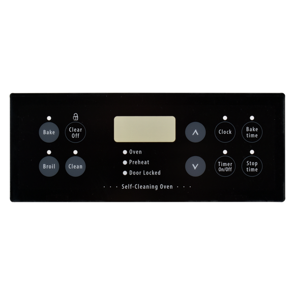 316220805CM Range / Oven Control Overlay (Faceplate) Replaces 316220805