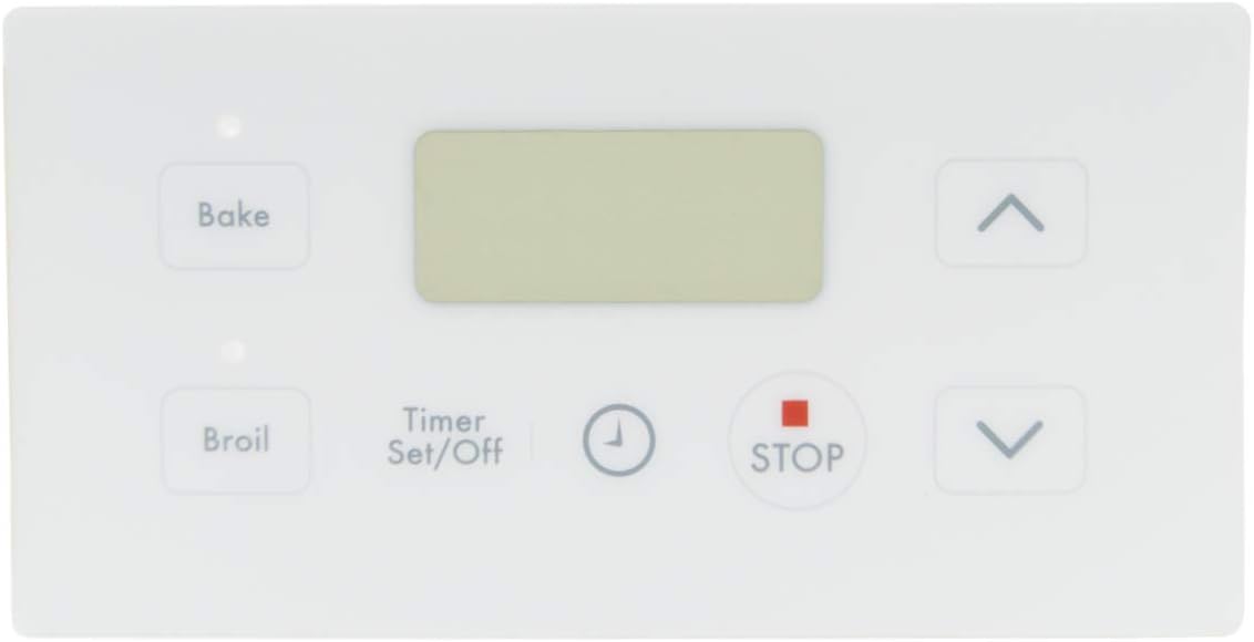 316354400CM Range / Oven Control Overlay (Faceplate) Replaces 316354400